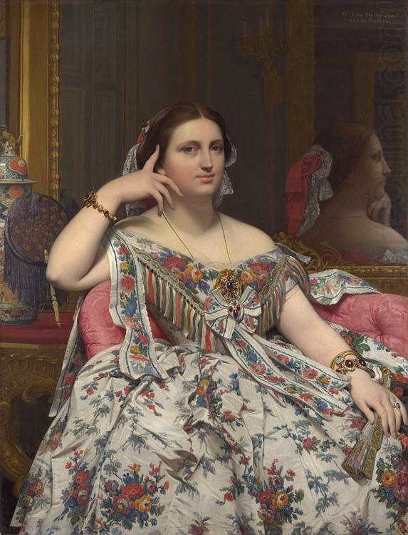 Madame Moitessier Seated (mk09), Jean Auguste Dominique Ingres